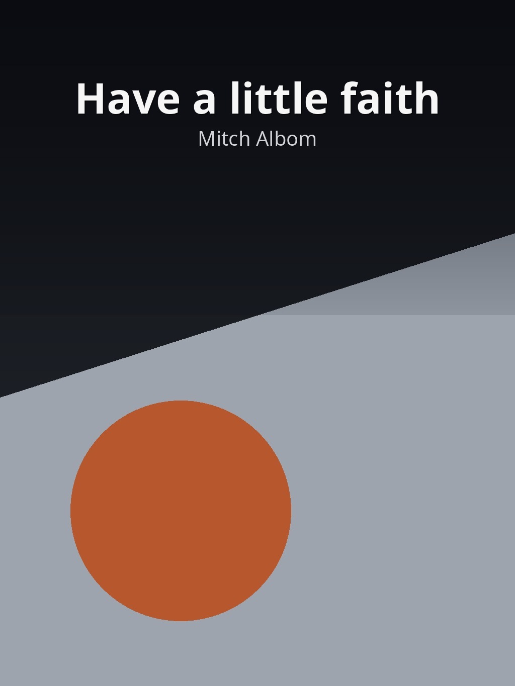 Have a little faith by Mitch Albom book cover