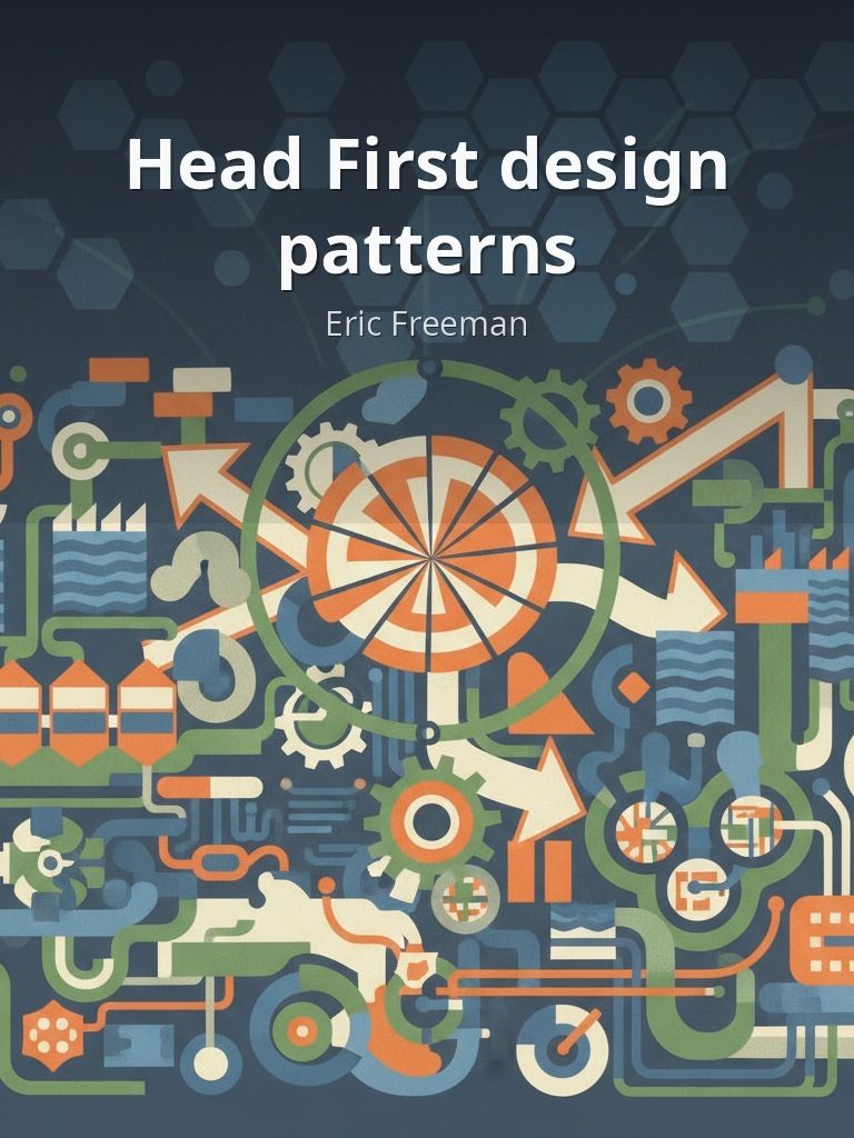 Head First design patterns by Eric Freeman book cover