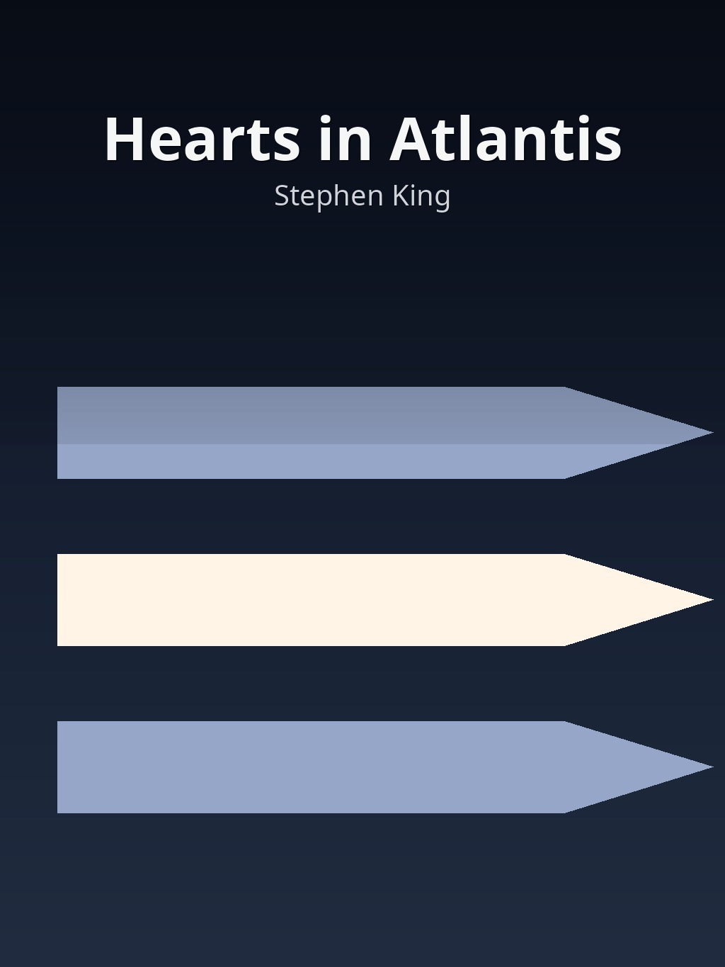 Hearts in Atlantis by Stephen King book cover