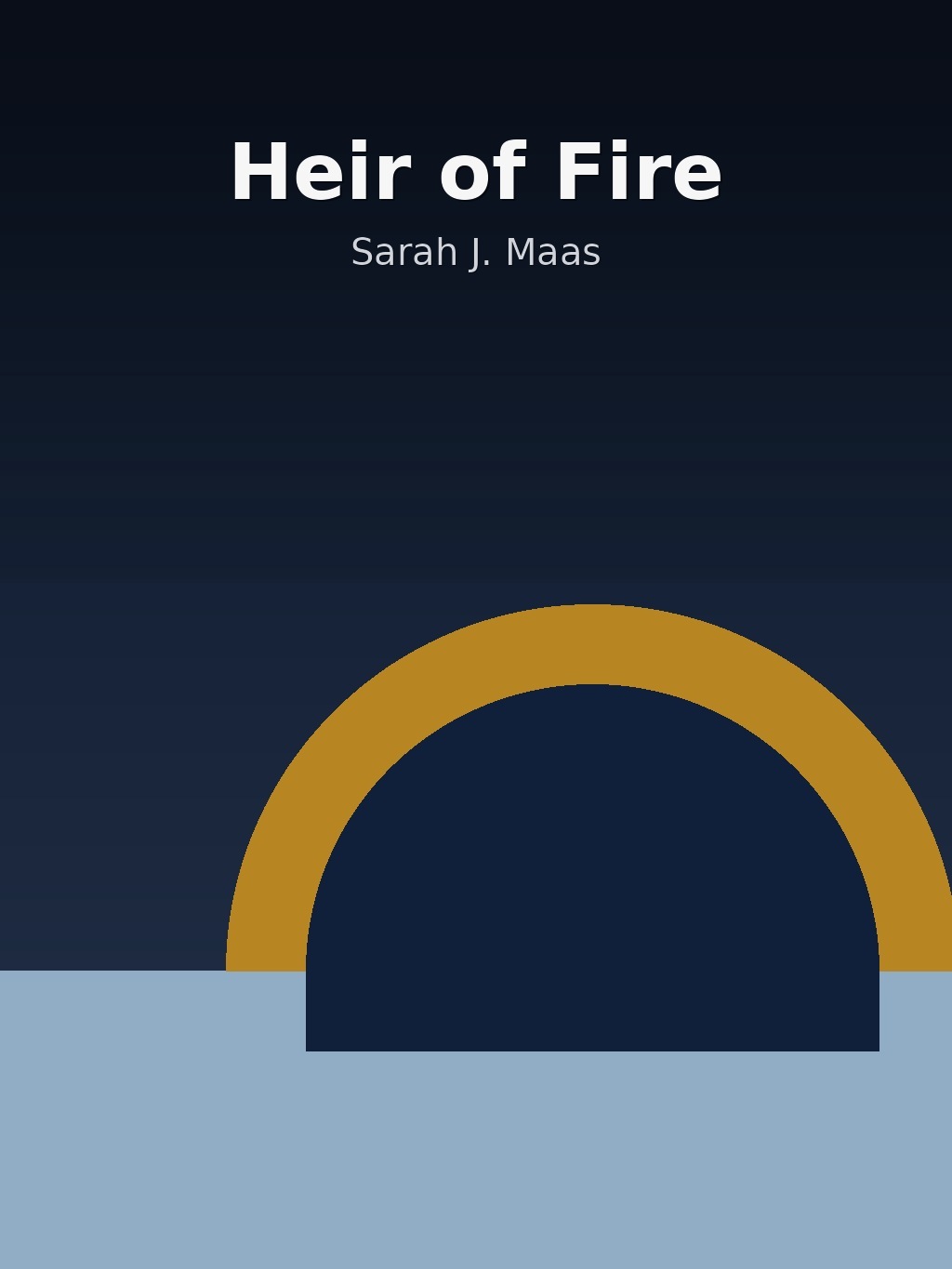 Heir of Fire by Sarah J. Maas book cover