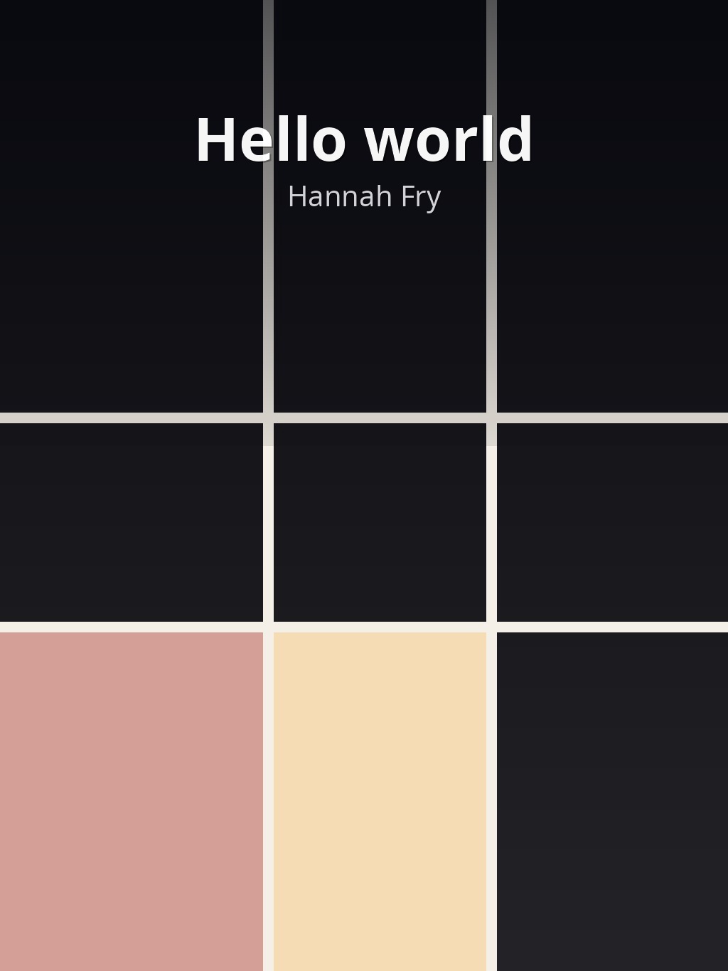 Hello world by Hannah Fry book cover