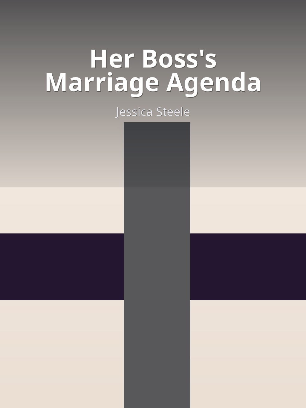 Her Boss's Marriage Agenda by Jessica Steele book cover