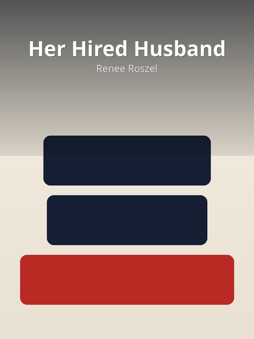 Her Hired Husband by Renee Roszel book cover