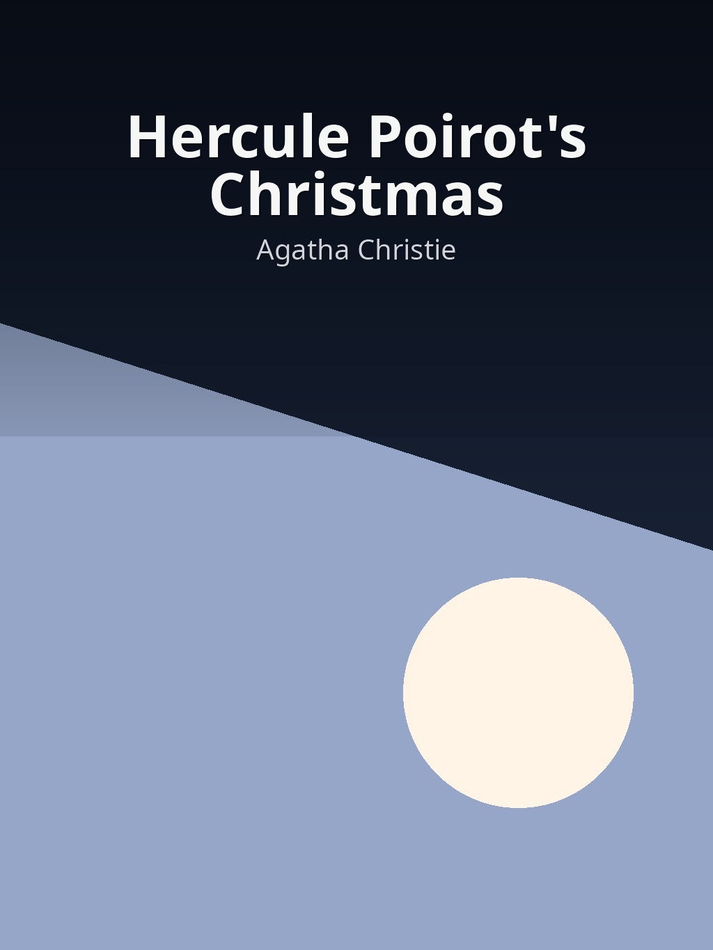 Hercule Poirot's Christmas by Agatha Christie book cover