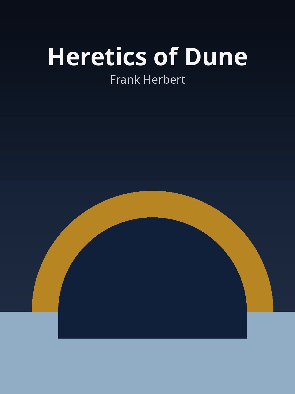 Heretics of Dune by Frank Herbert book cover