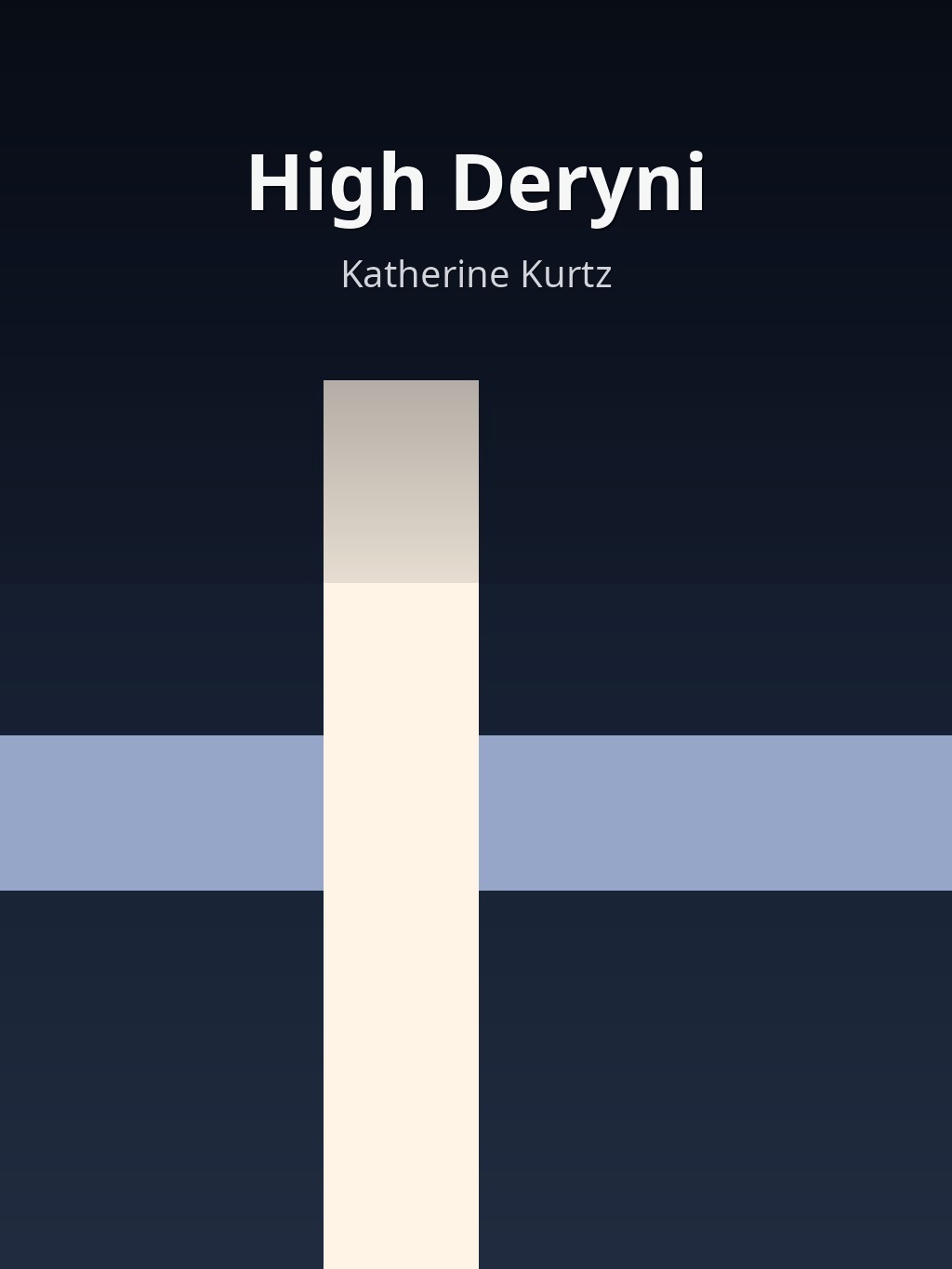 High Deryni by Katherine Kurtz book cover