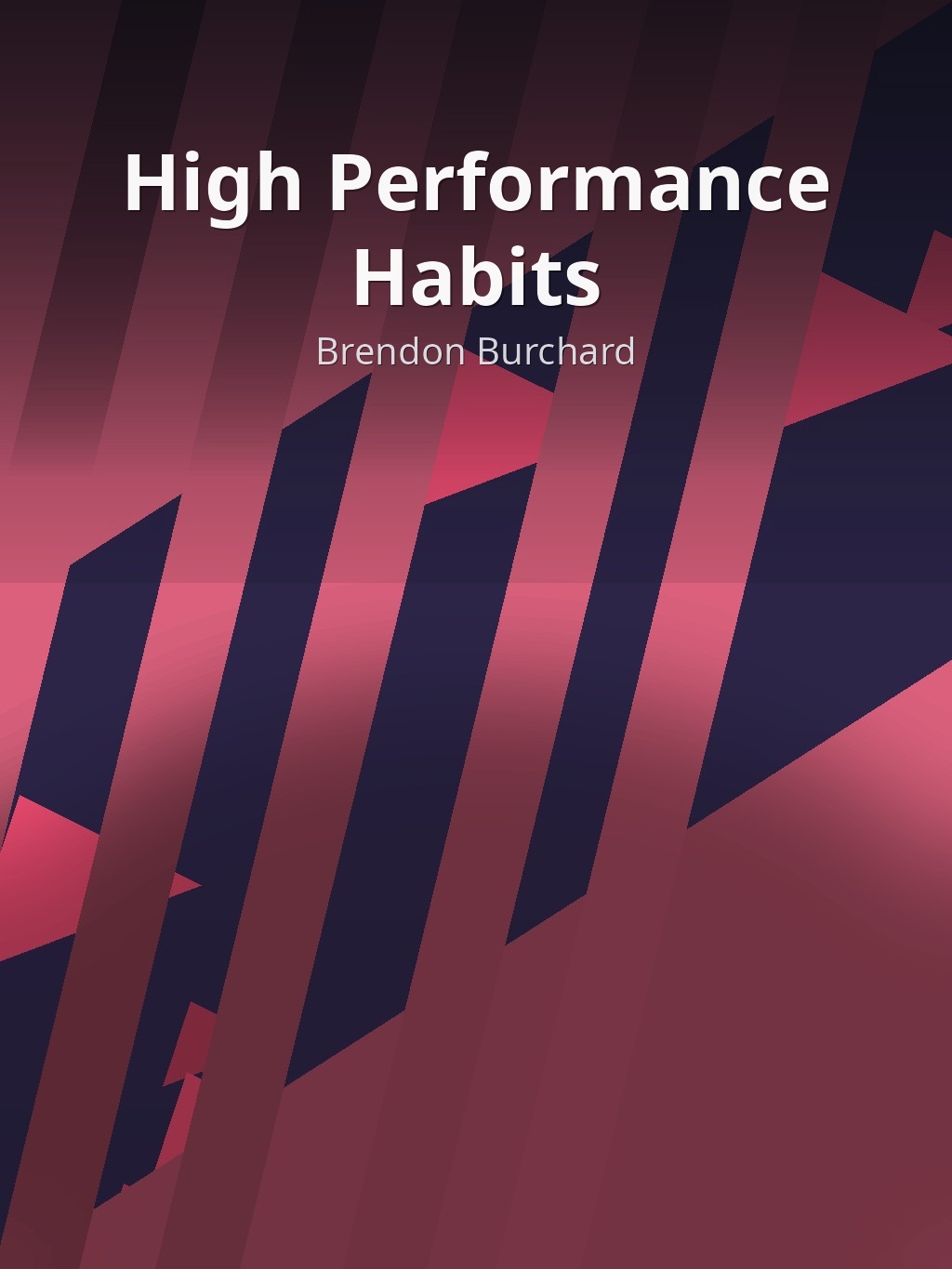 High Performance Habits by Brendon Burchard book cover