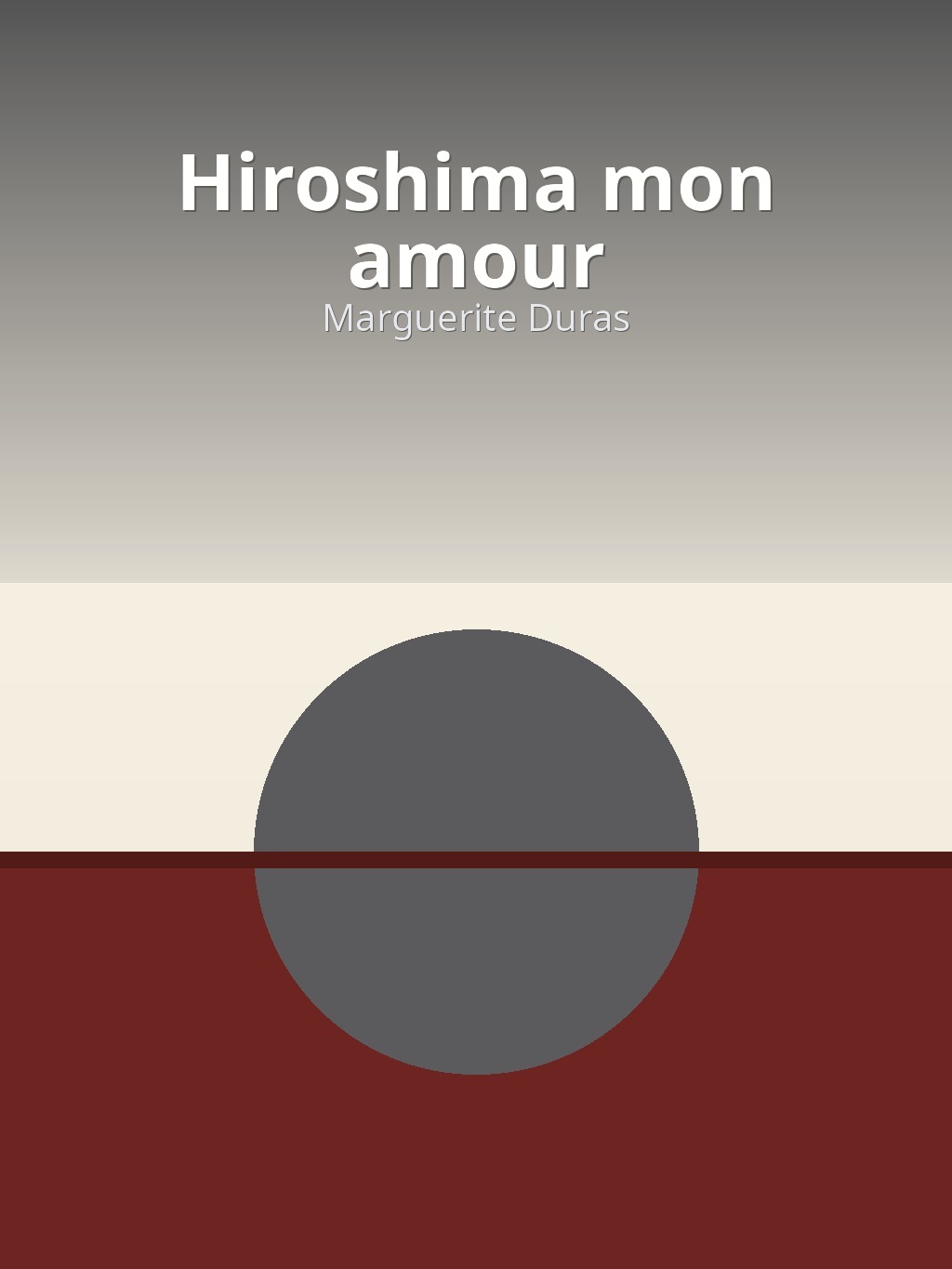 Hiroshima mon amour by Marguerite Duras book cover