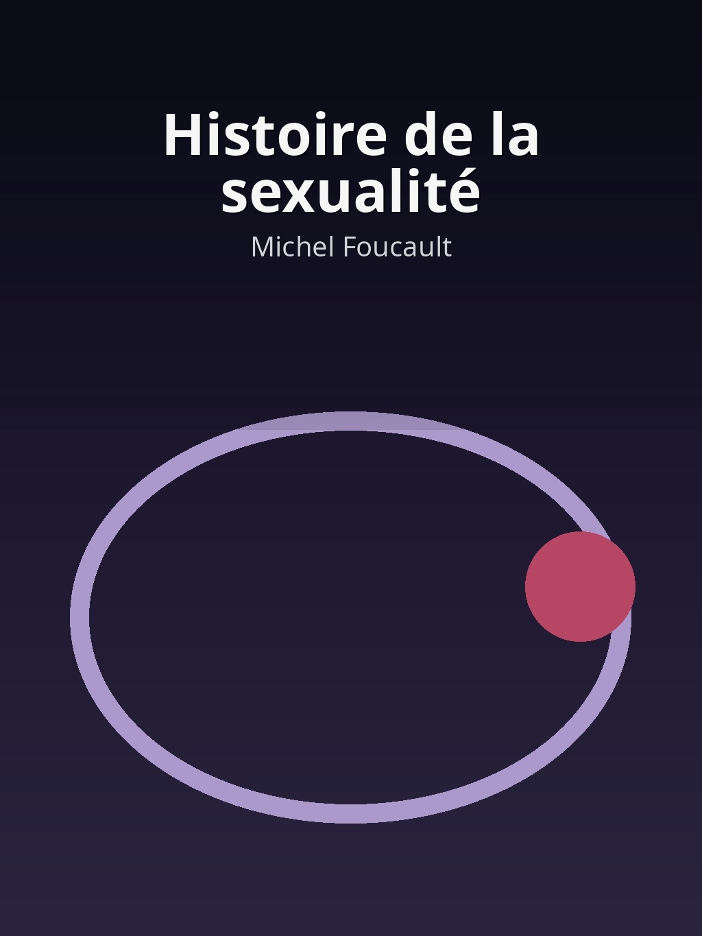 Histoire de la sexualité by Michel Foucault book cover