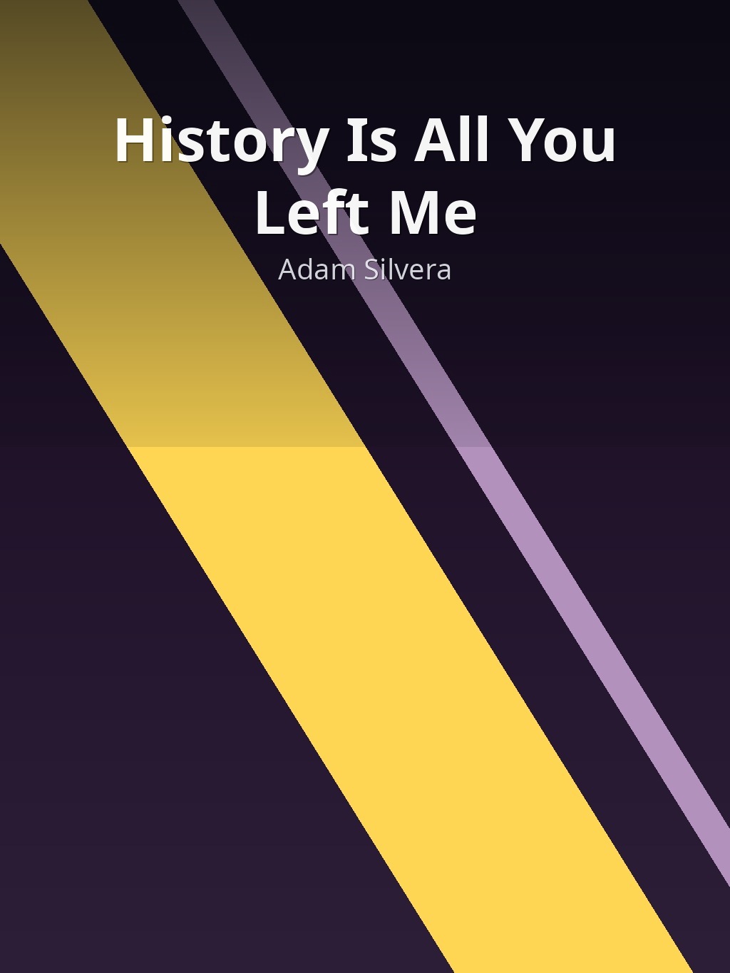 History Is All You Left Me by Adam Silvera book cover
