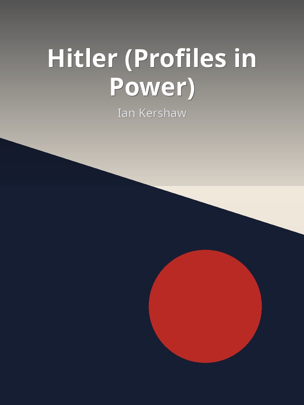 Hitler (Profiles in Power) by Ian Kershaw book cover