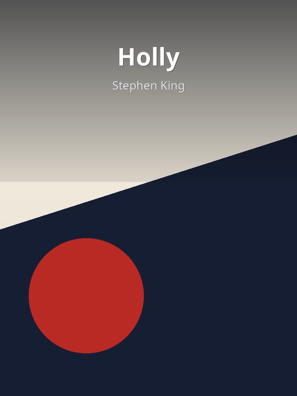 Holly by Stephen King book cover