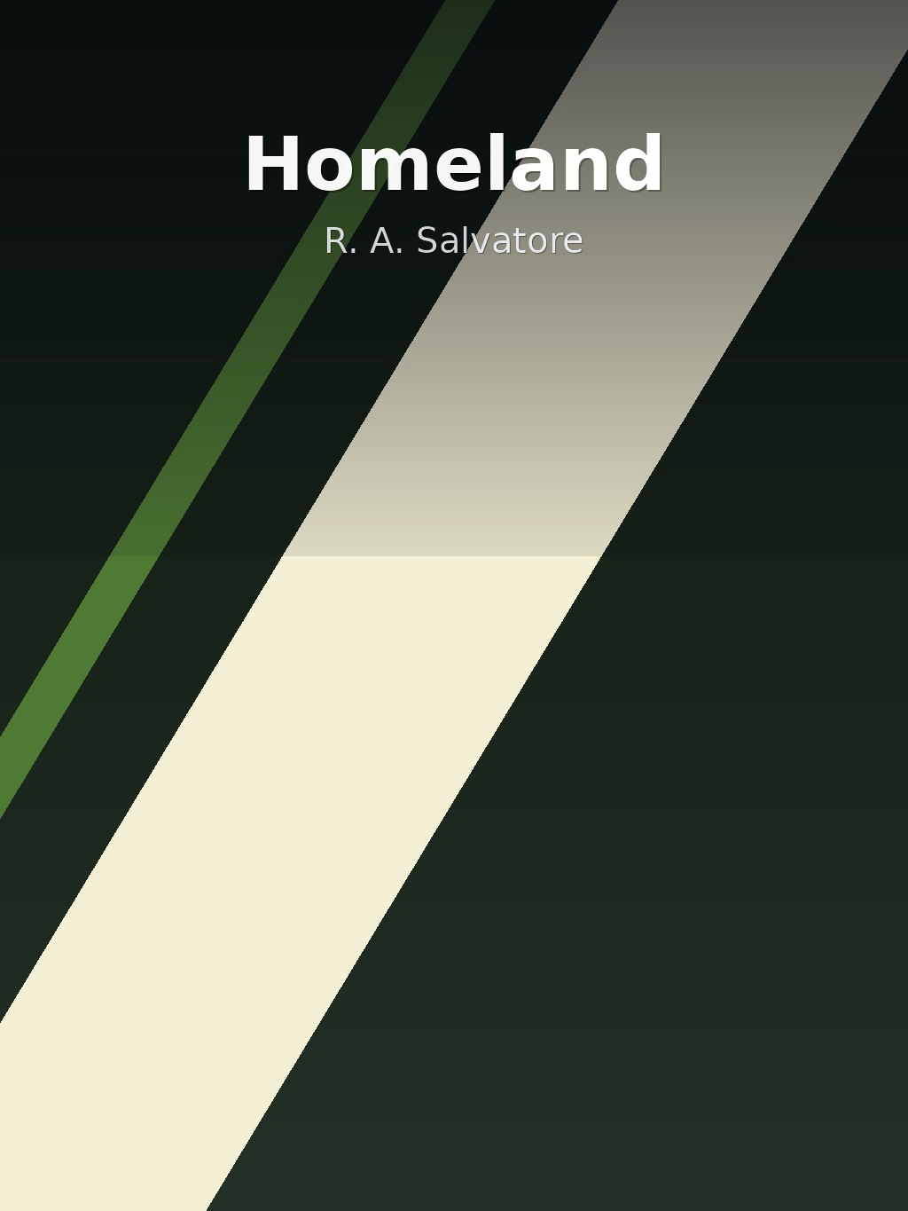Homeland by R. A. Salvatore book cover