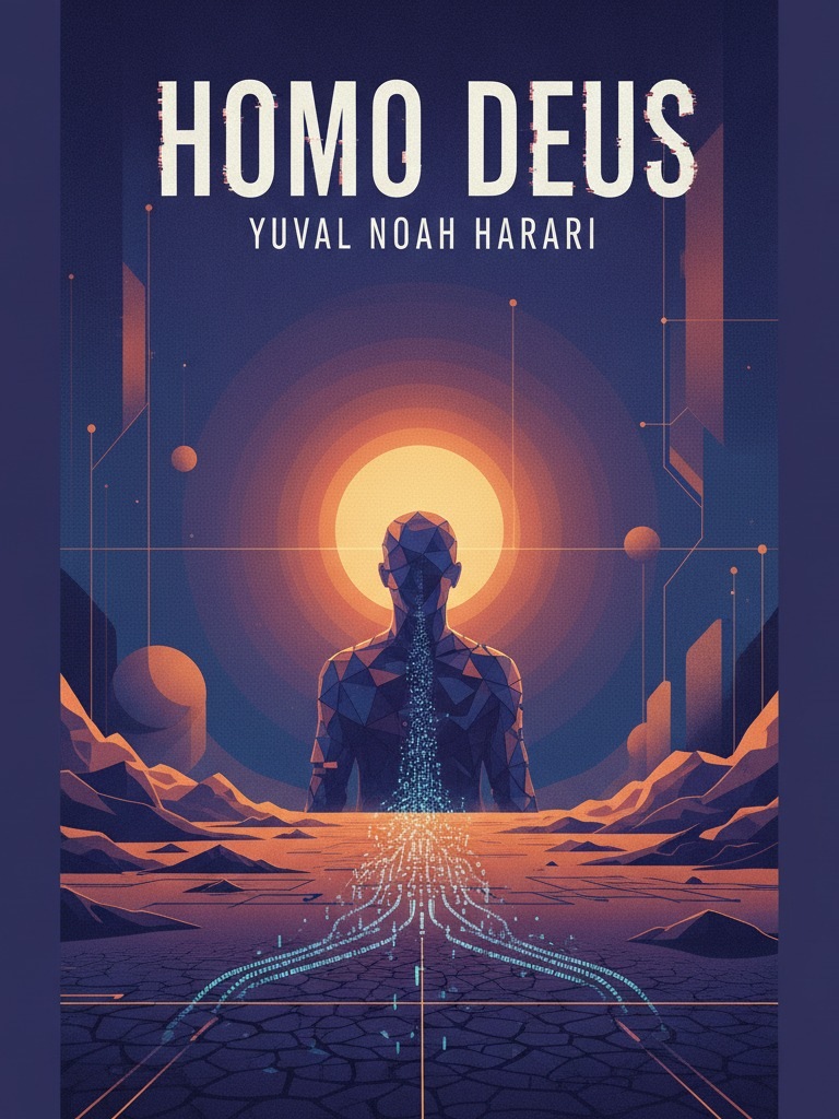 Homo Deus by Yuval Noah Harari book cover
