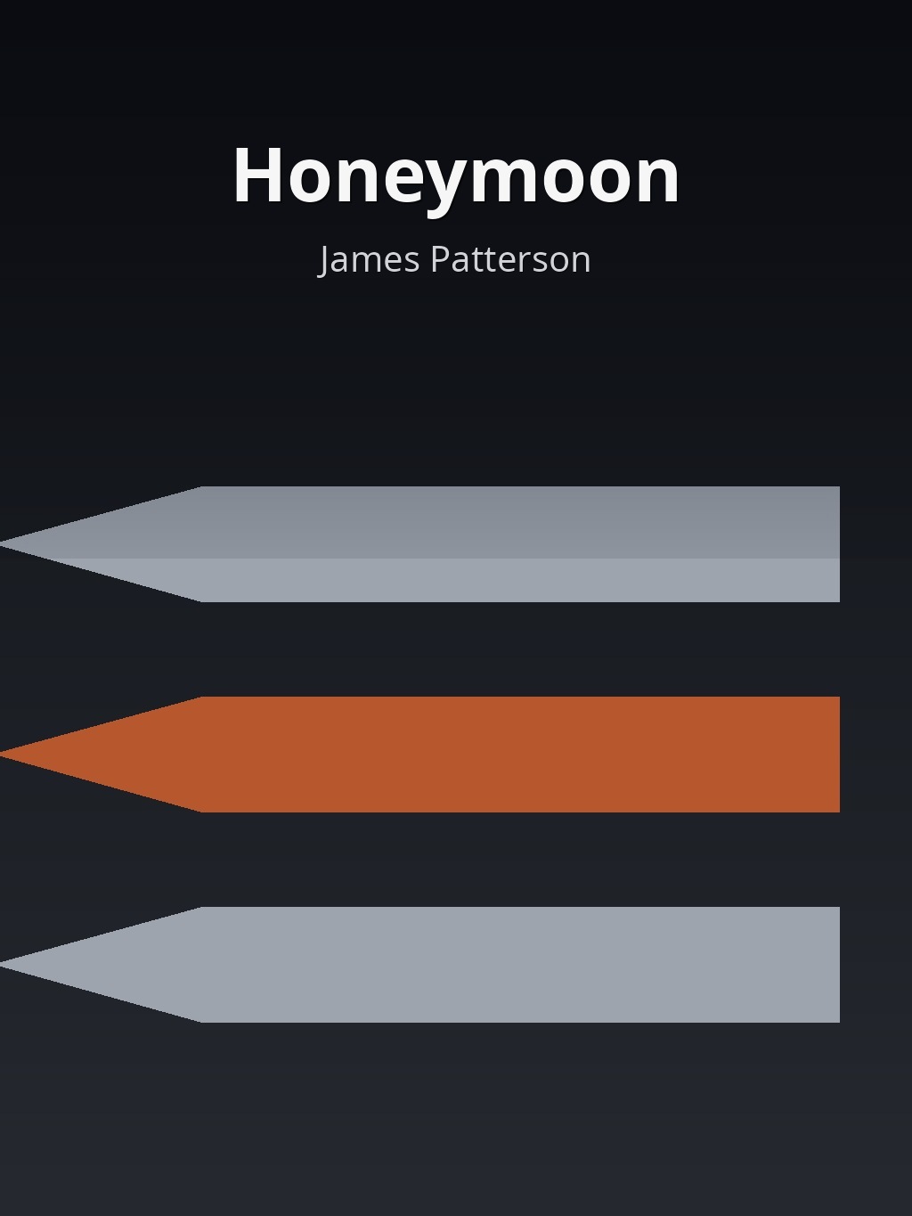 Honeymoon by James Patterson book cover