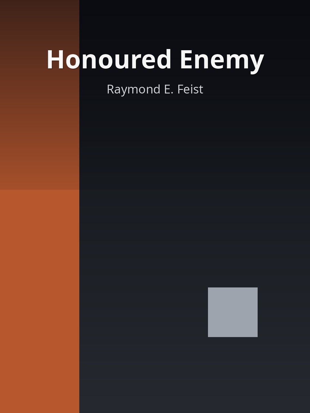 Honoured Enemy by Raymond E. Feist book cover