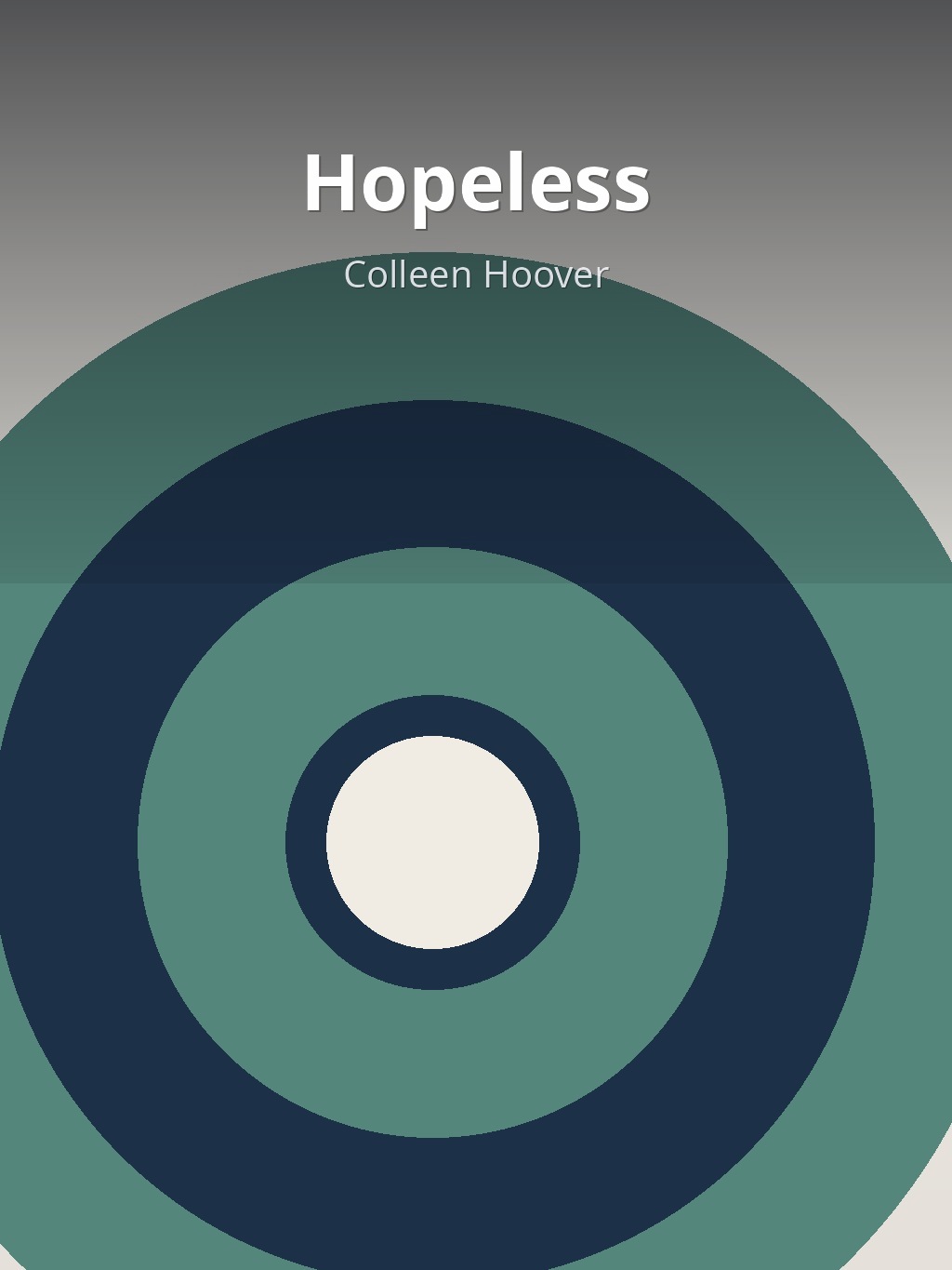 Hopeless by Colleen Hoover book cover
