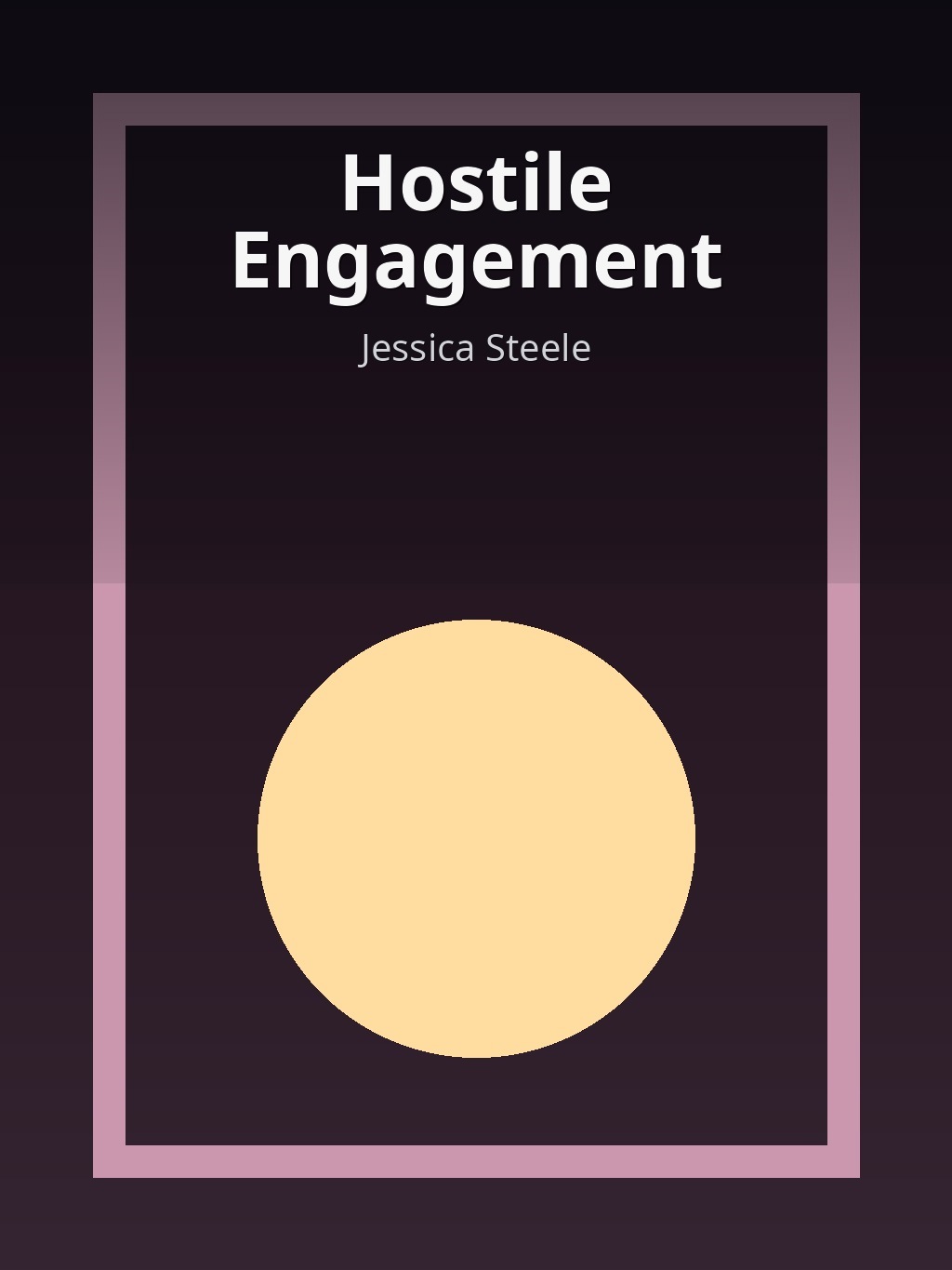 Hostile Engagement by Jessica Steele book cover