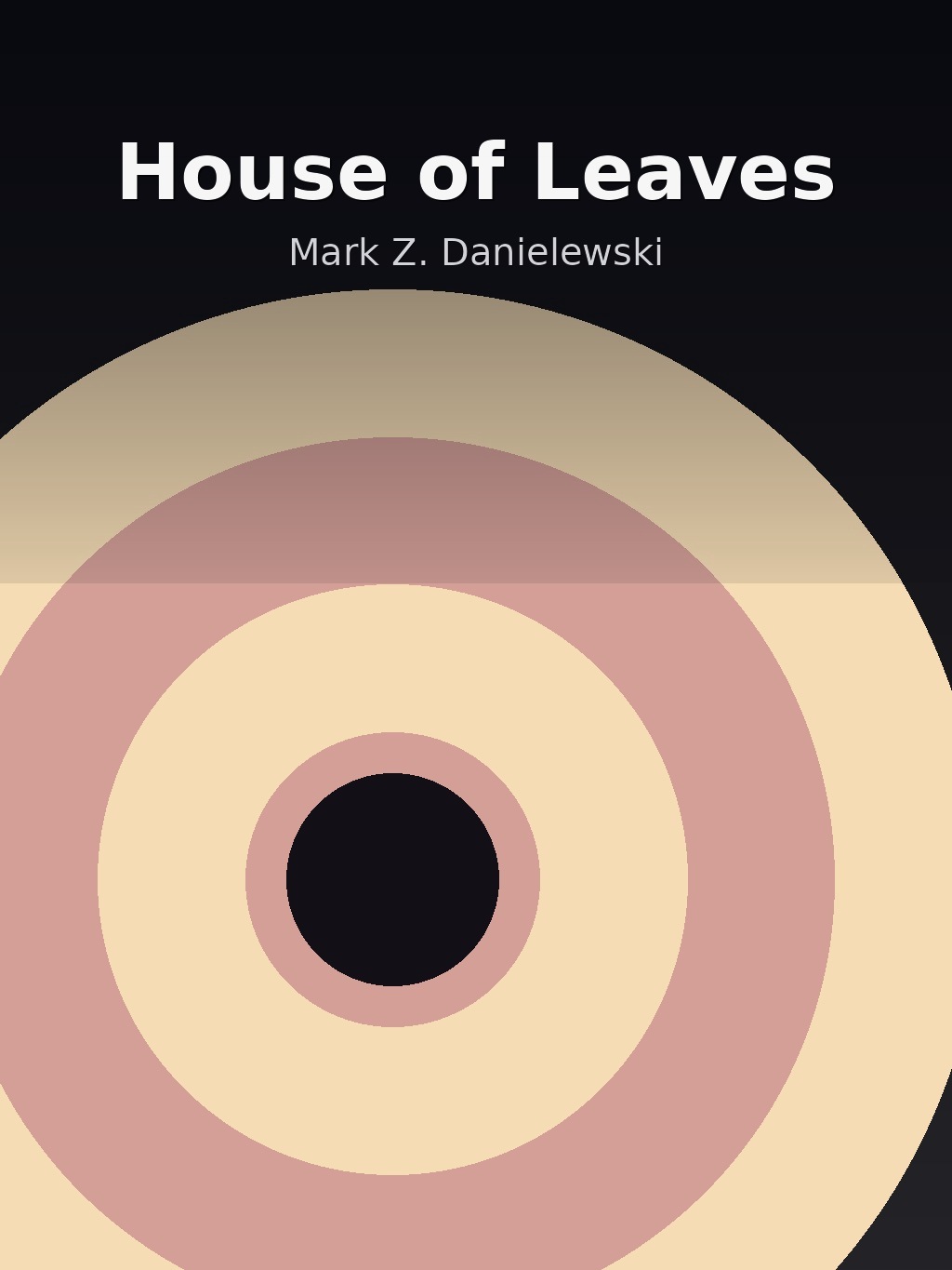 House of Leaves by Mark Z. Danielewski book cover