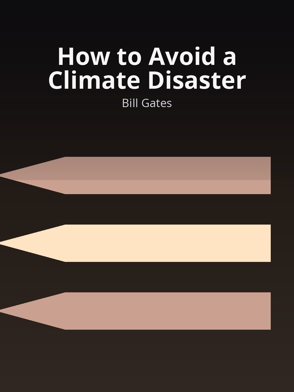 How to Avoid a Climate Disaster by Bill Gates book cover