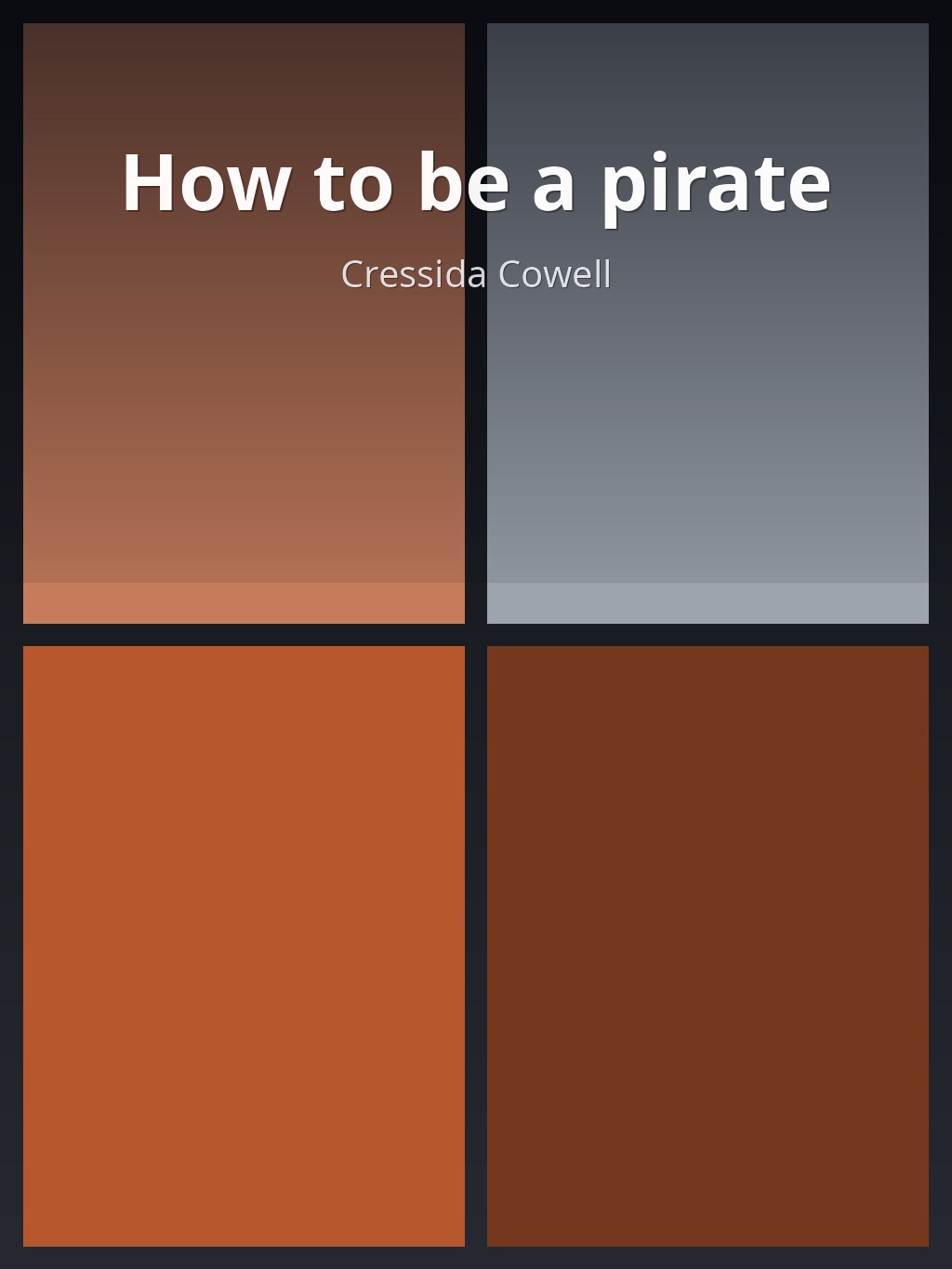 How to be a pirate by Cressida Cowell book cover