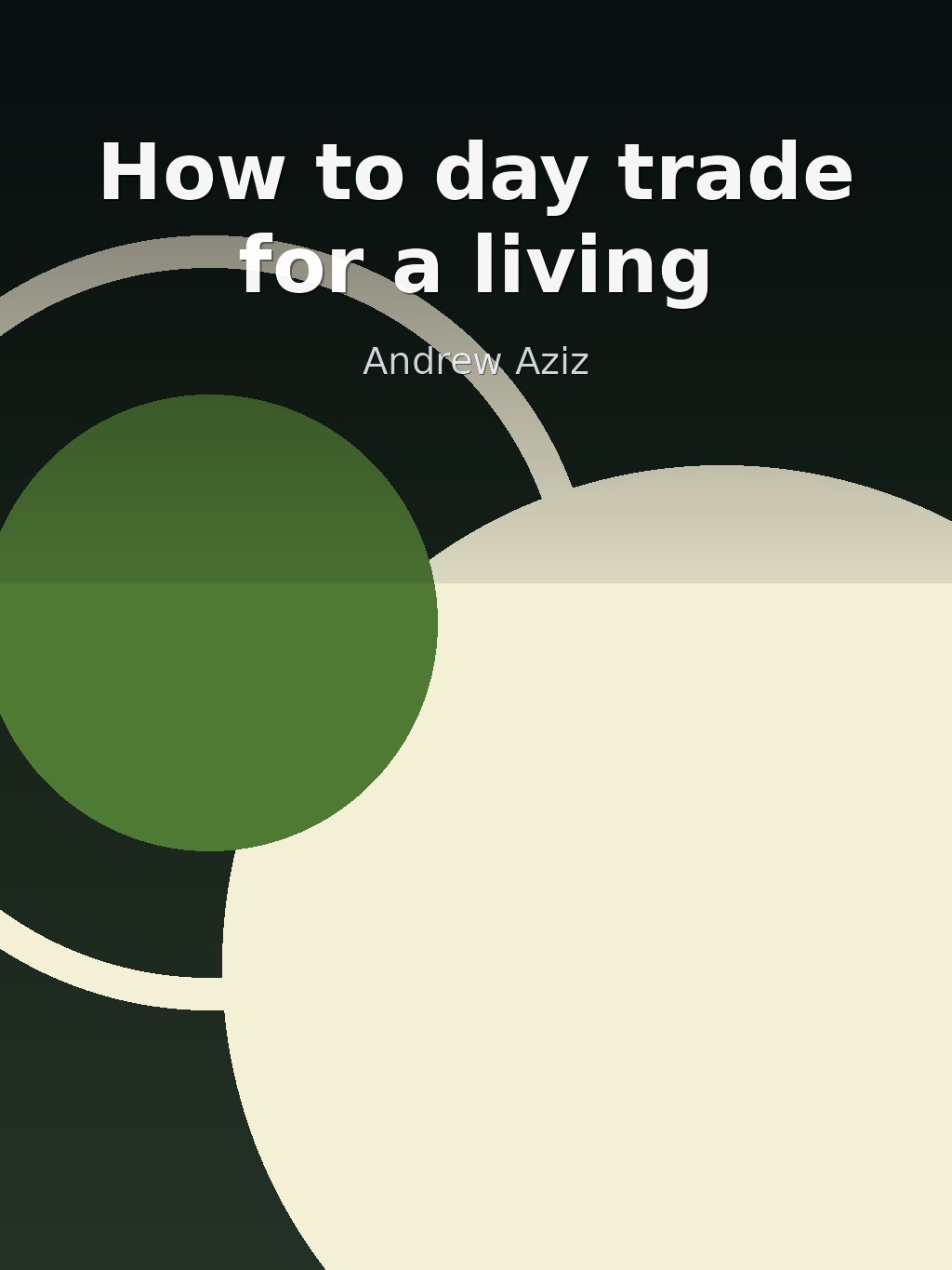 How to day trade for a living by Andrew Aziz book cover