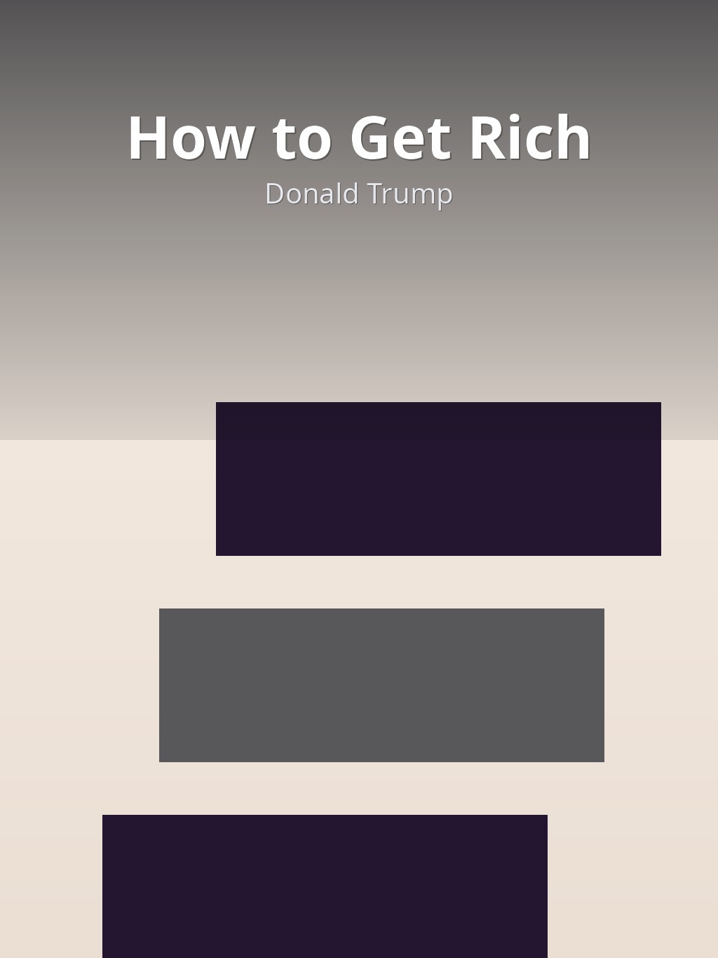 How to Get Rich by Donald Trump book cover