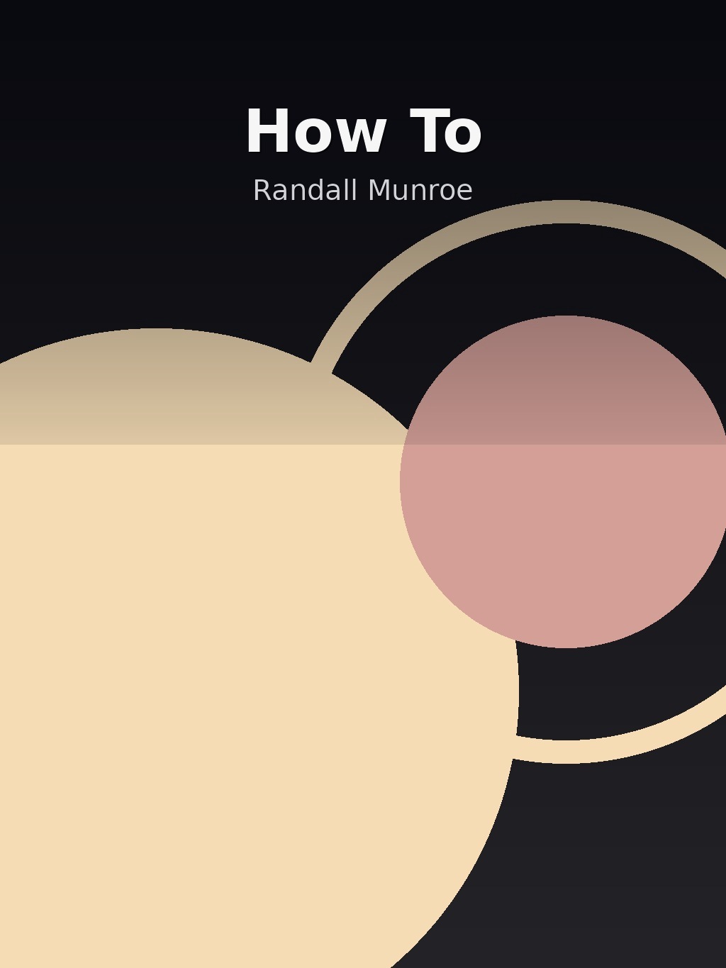 How To by Randall Munroe book cover