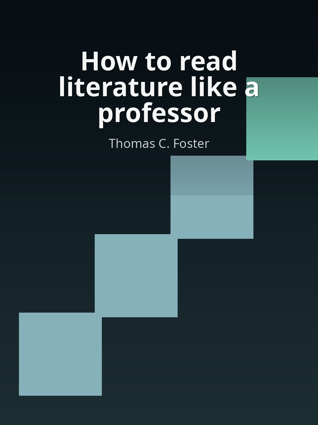 How to read literature like a professor by Thomas C. Foster book cover