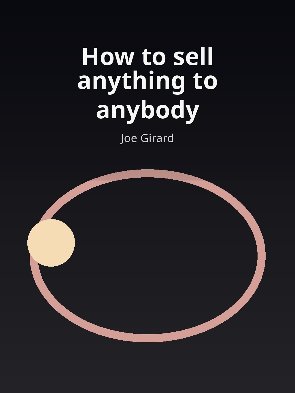 How to sell anything to anybody by Joe Girard book cover