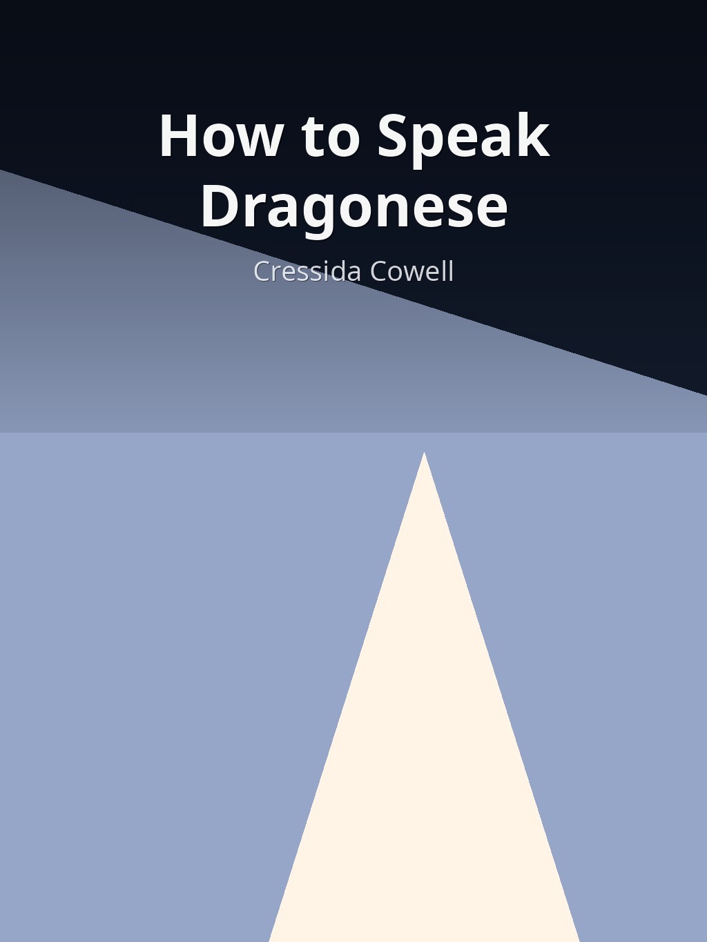 How to Speak Dragonese by Cressida Cowell book cover