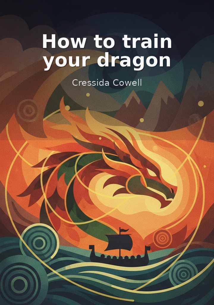 How to train your dragon by Cressida Cowell book cover