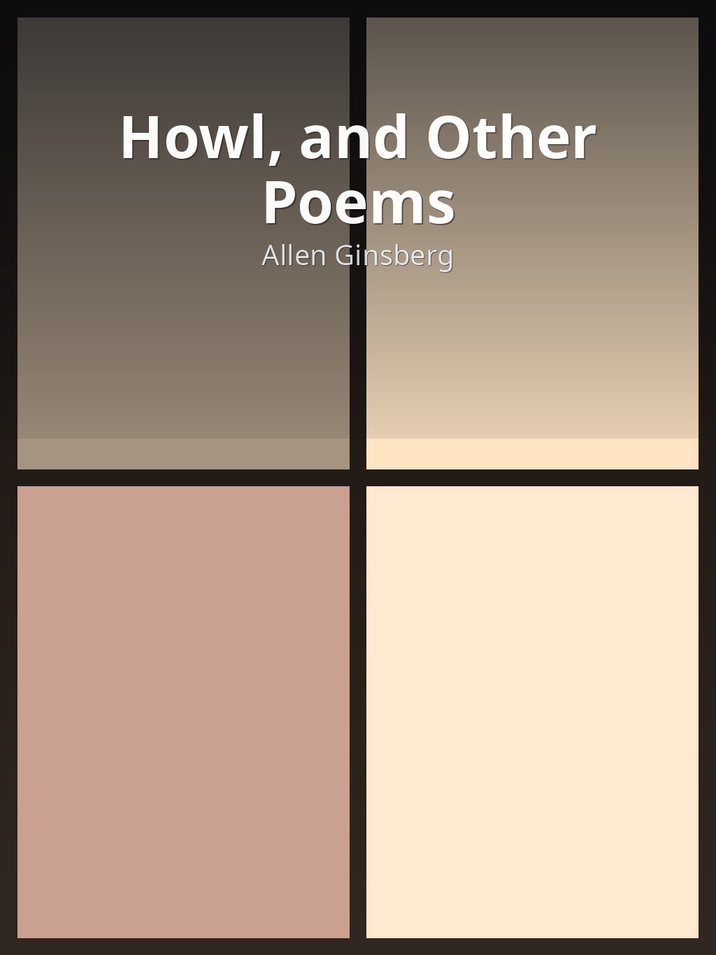 Howl, and Other Poems by Allen Ginsberg book cover