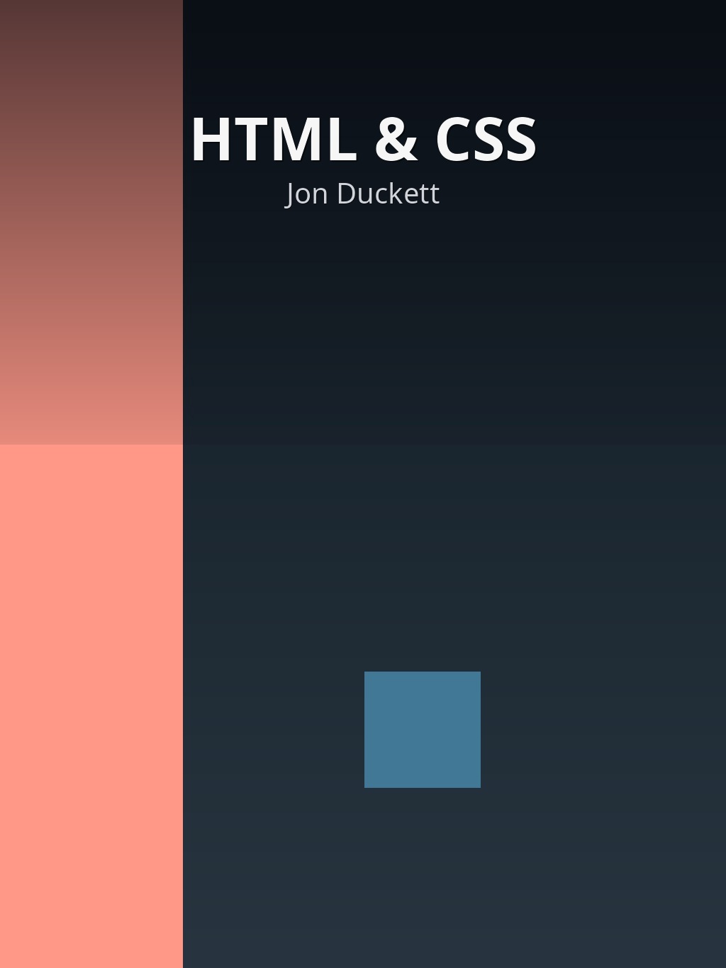 HTML & CSS by Jon Duckett book cover