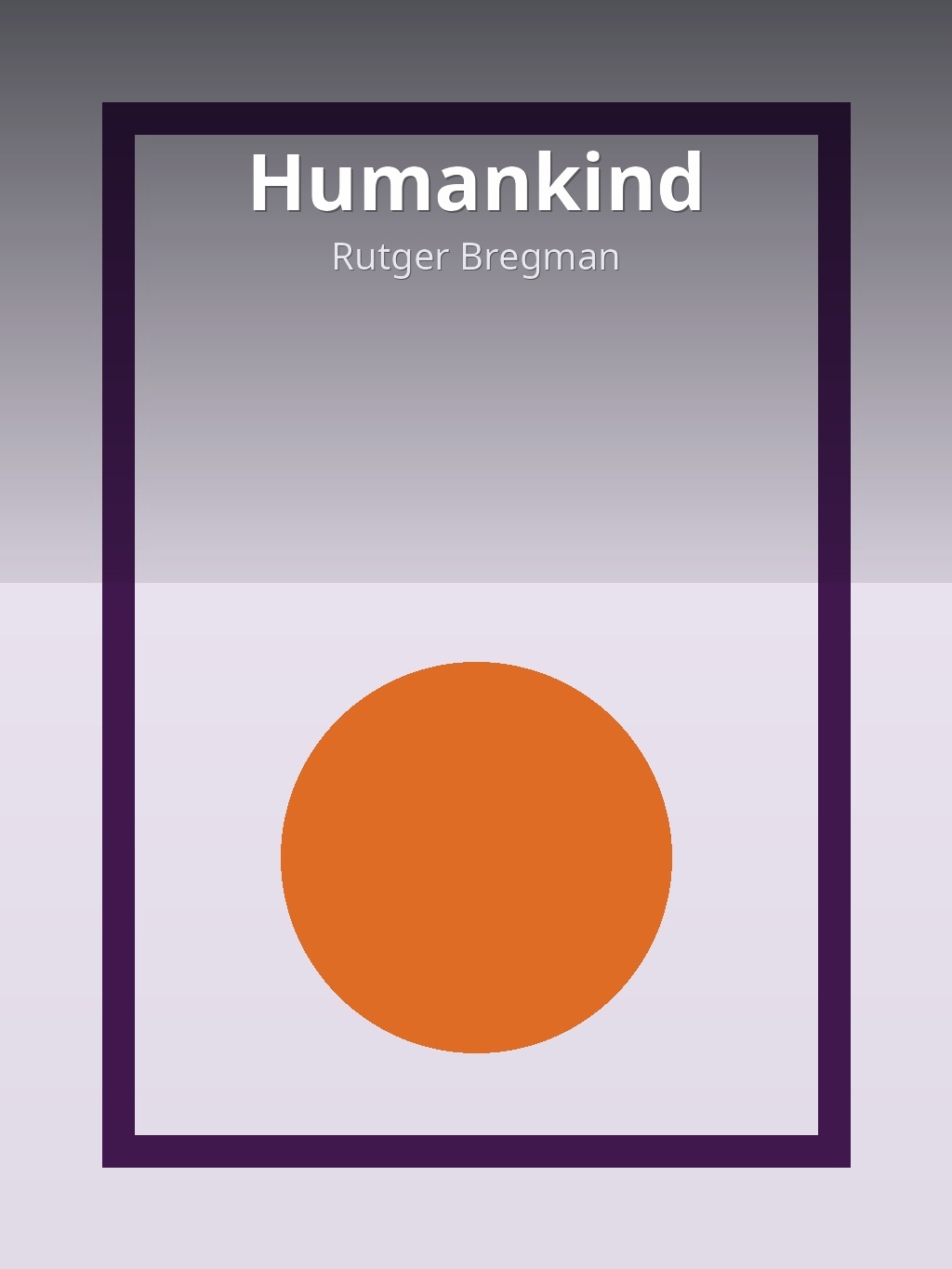 Humankind by Rutger Bregman book cover