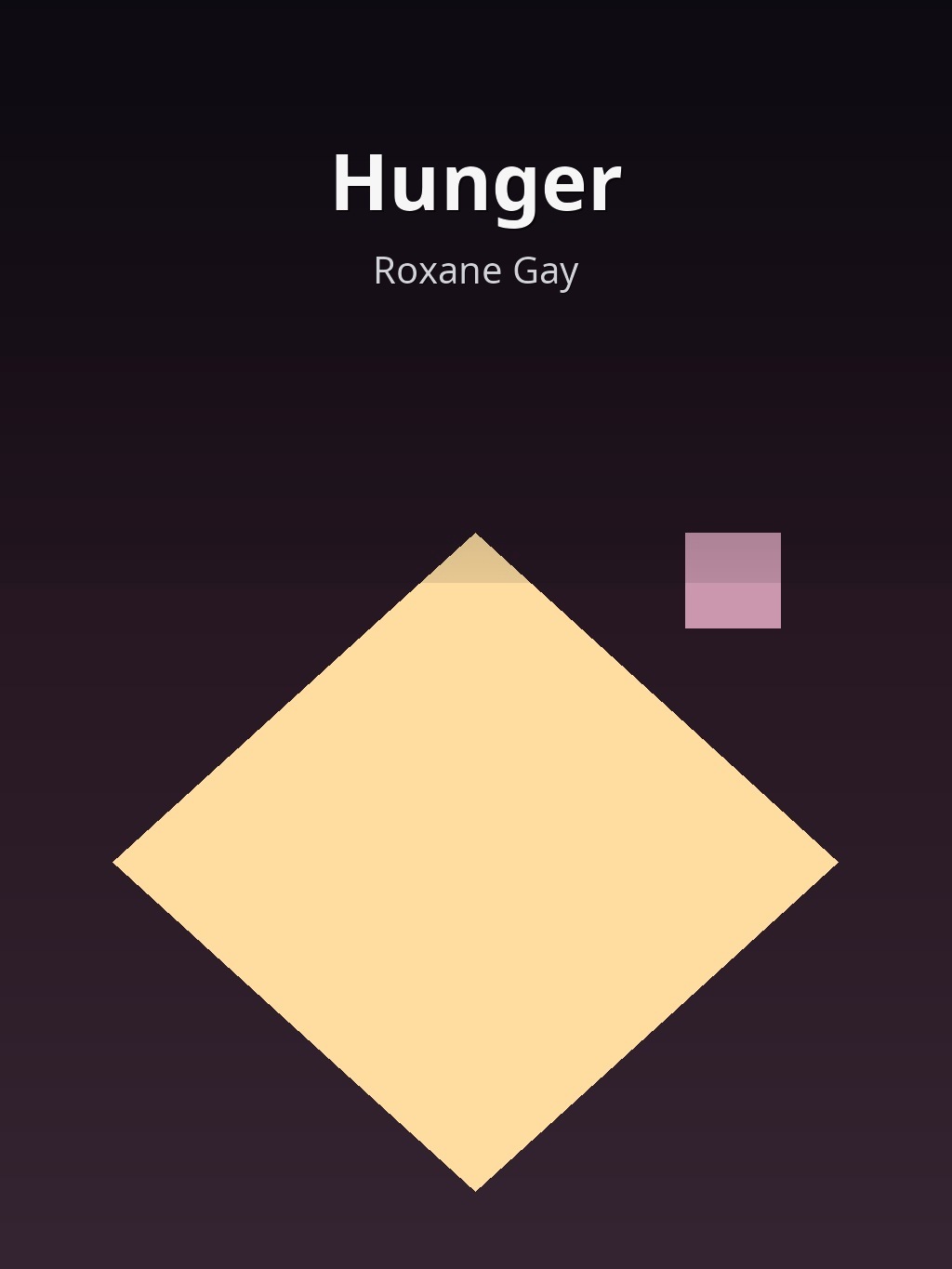 Hunger by Roxane Gay book cover