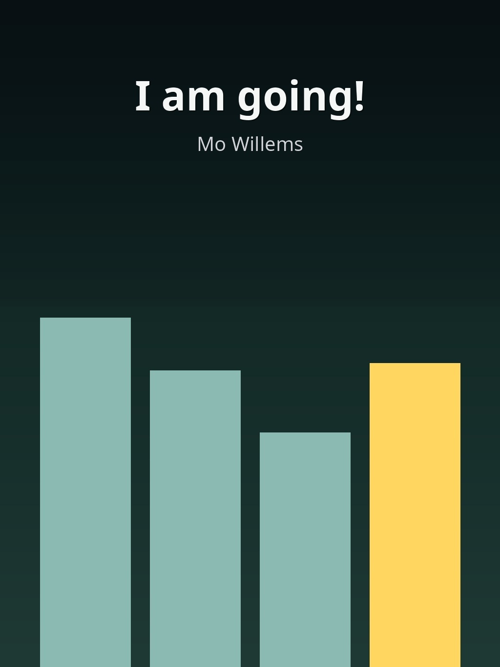 I am going! by Mo Willems book cover
