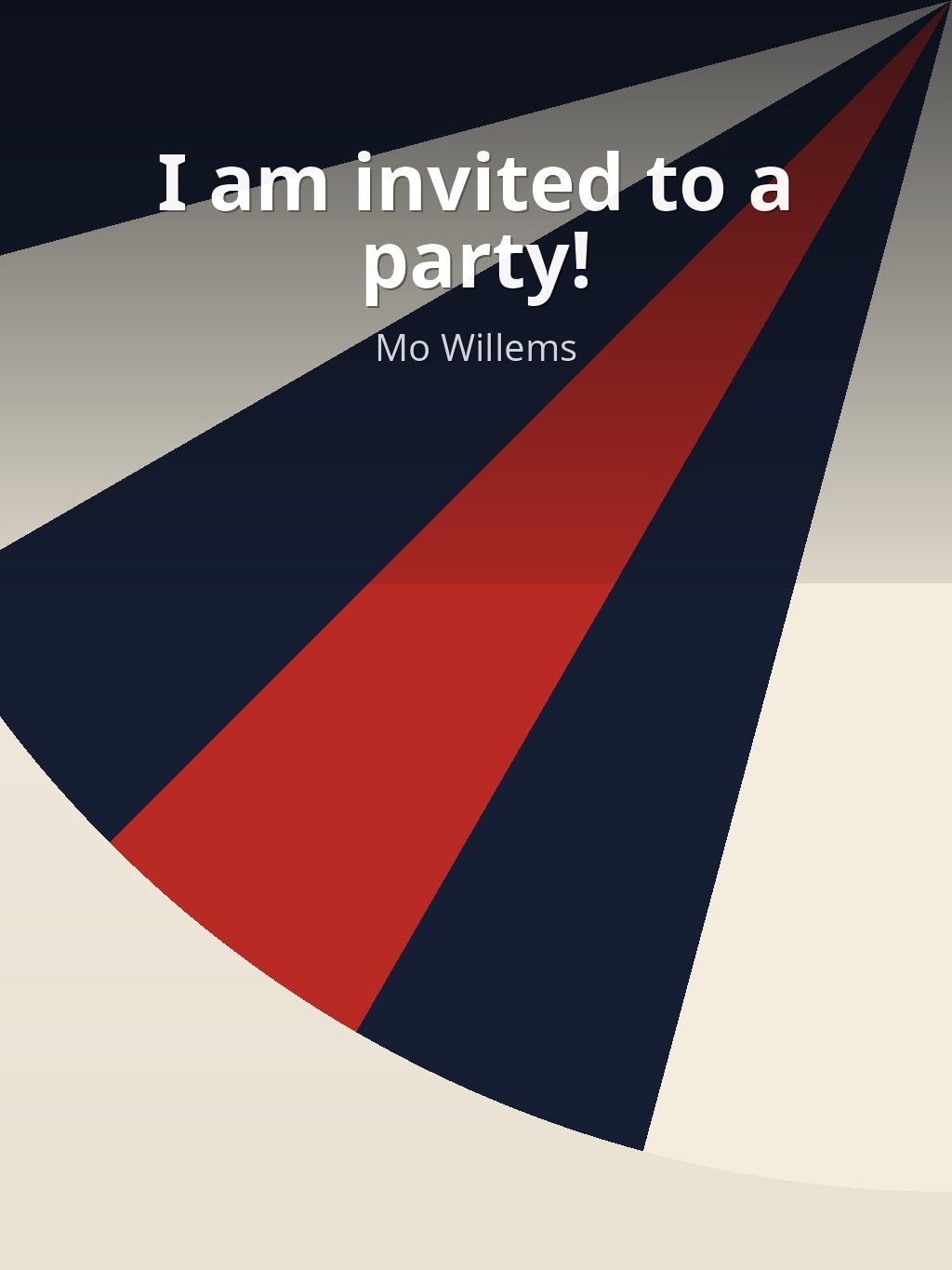 I am invited to a party! by Mo Willems book cover