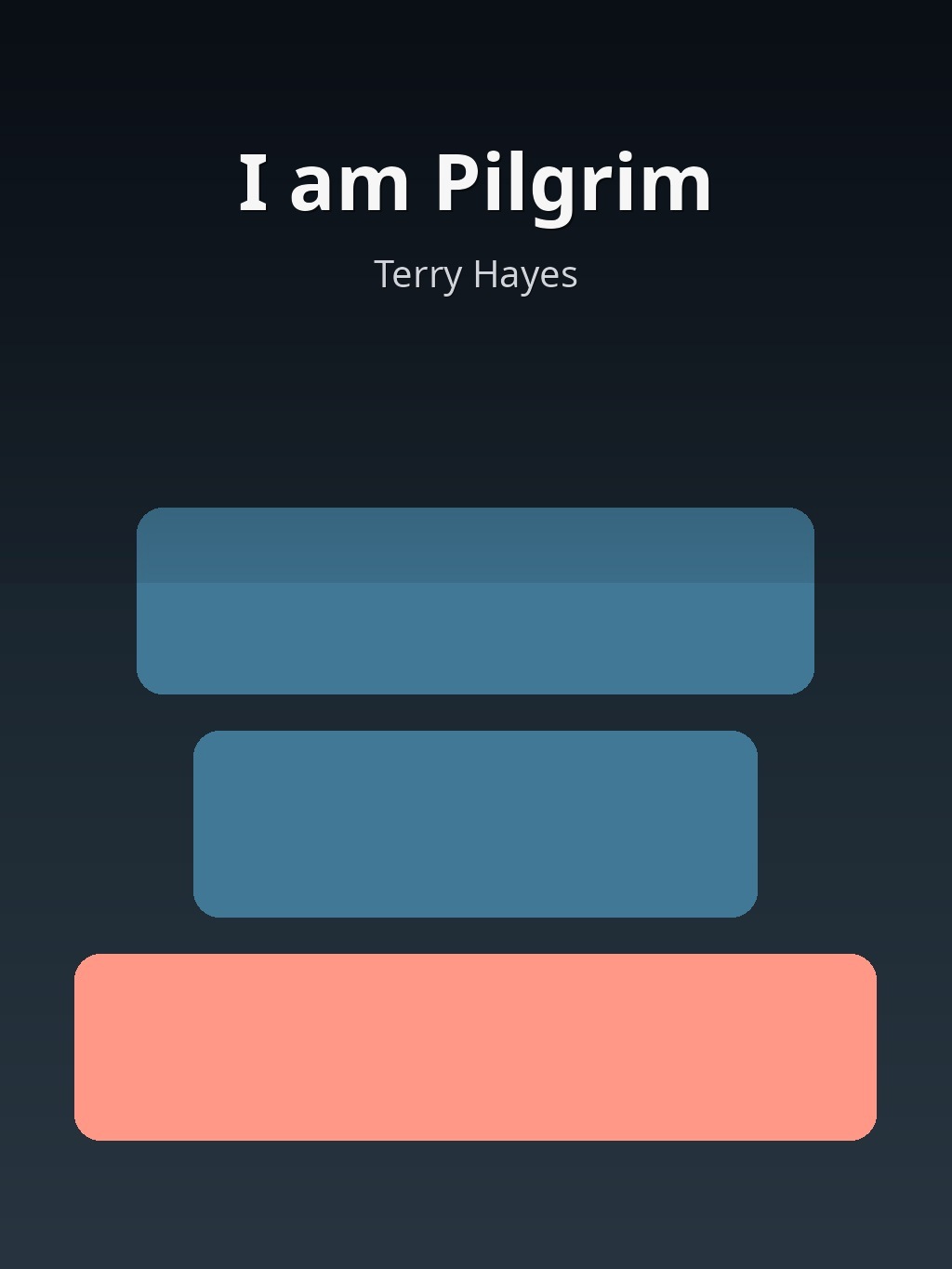 I am Pilgrim by Terry Hayes book cover