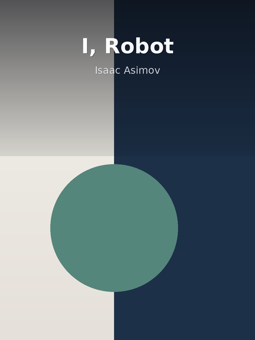 I, Robot by Isaac Asimov book cover