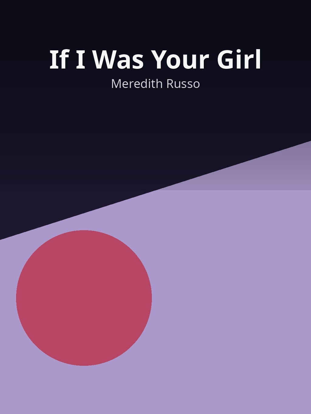 If I Was Your Girl by Meredith Russo book cover