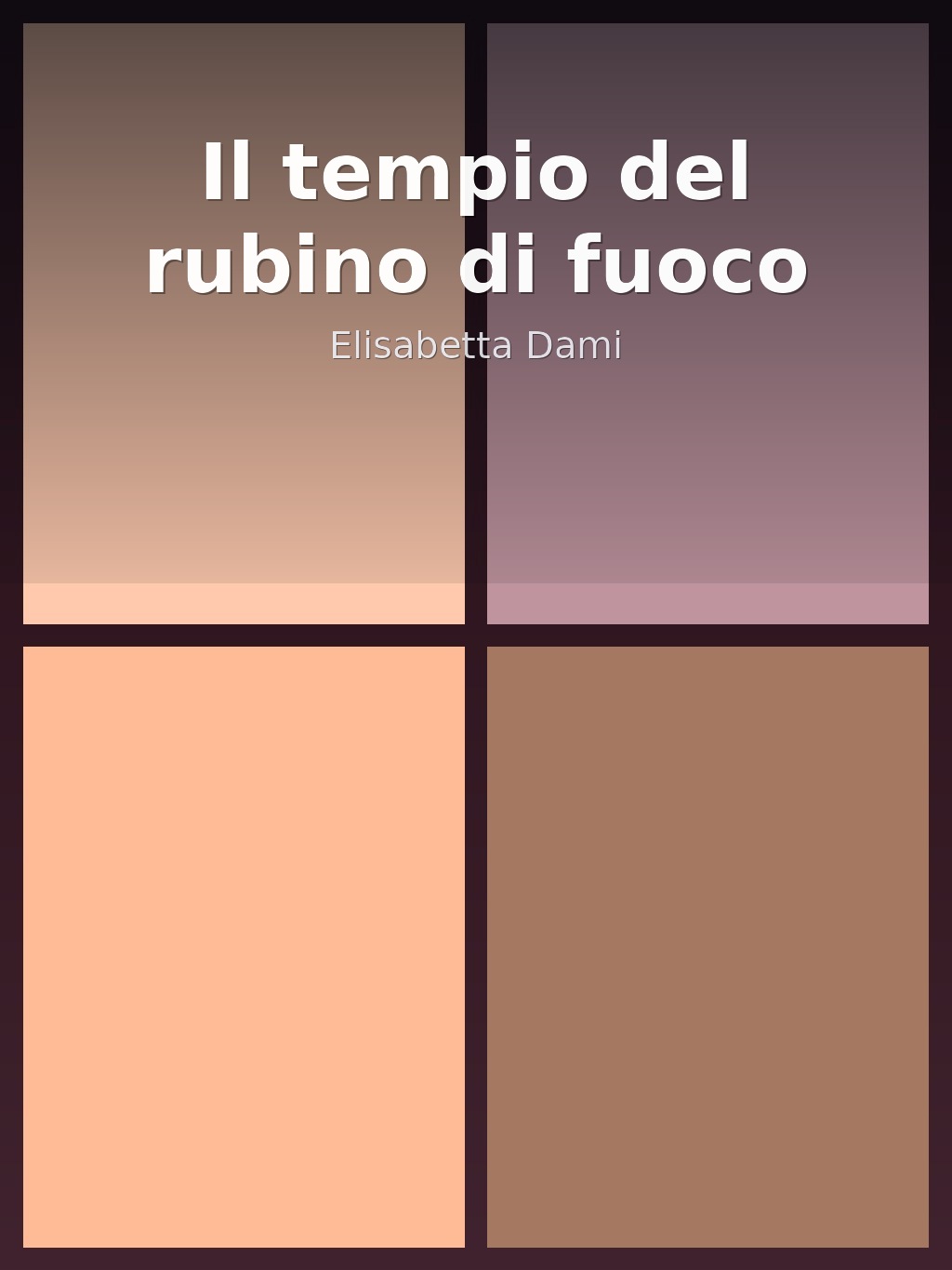 Il tempio del rubino di fuoco by Elisabetta Dami book cover