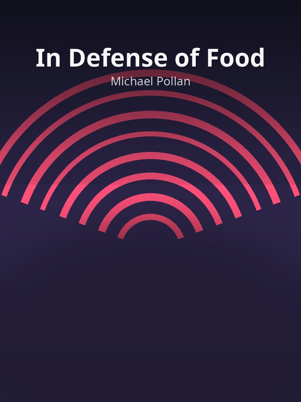 In Defense of Food by Michael Pollan book cover