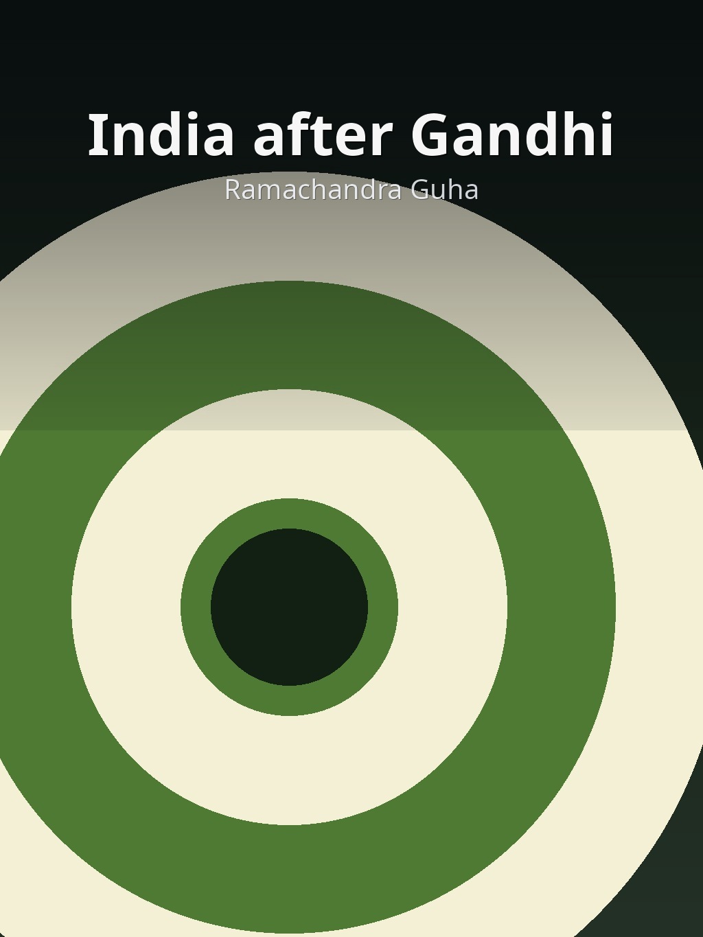 India after Gandhi by Ramachandra Guha book cover