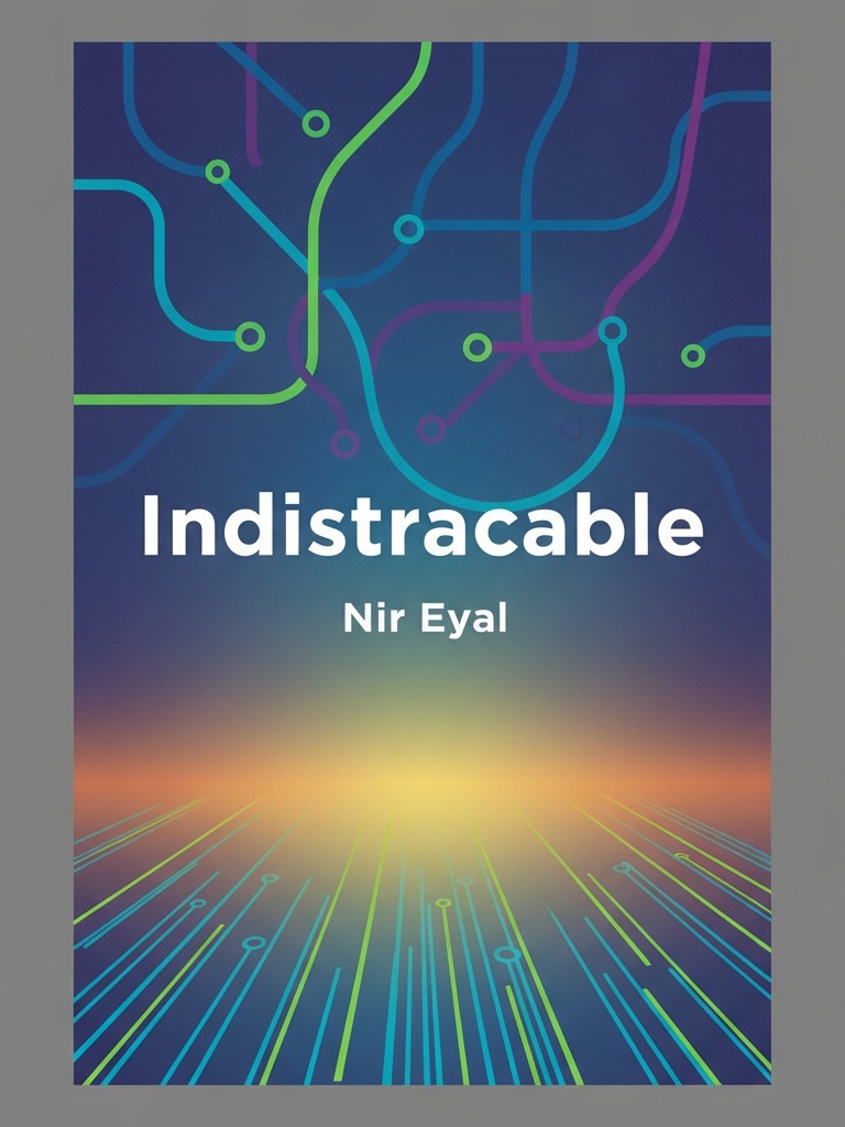 Indistractable by Nir Eyal book cover