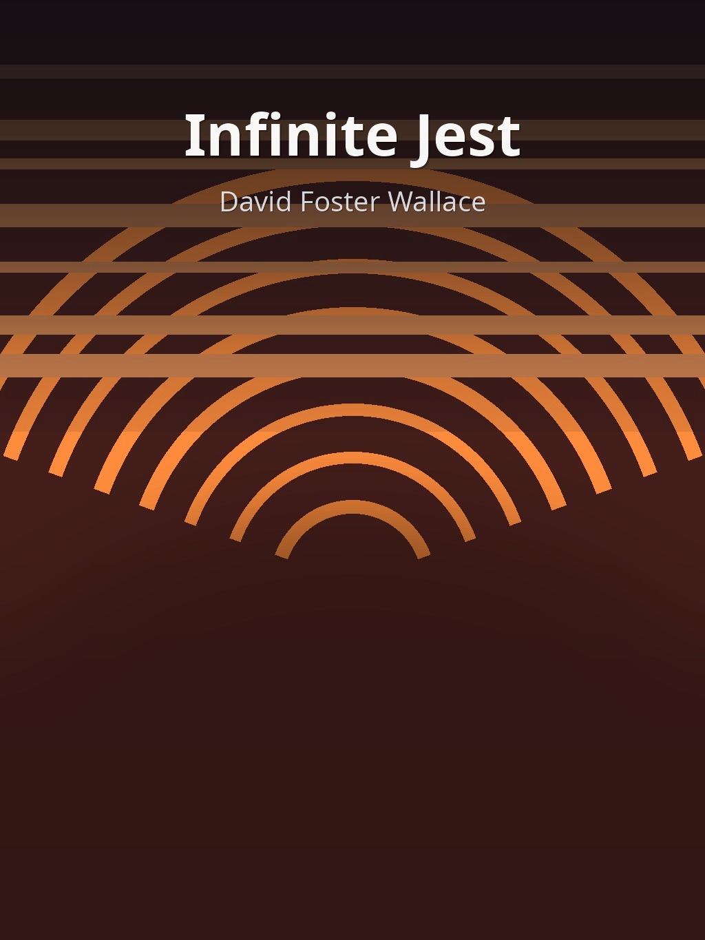 Infinite Jest by David Foster Wallace book cover