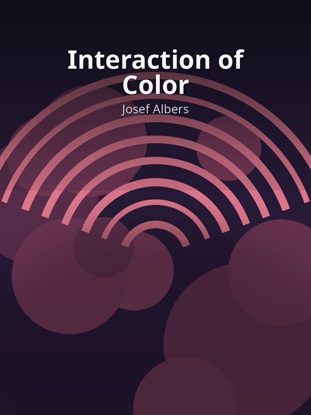 Interaction of Color by Josef Albers book cover