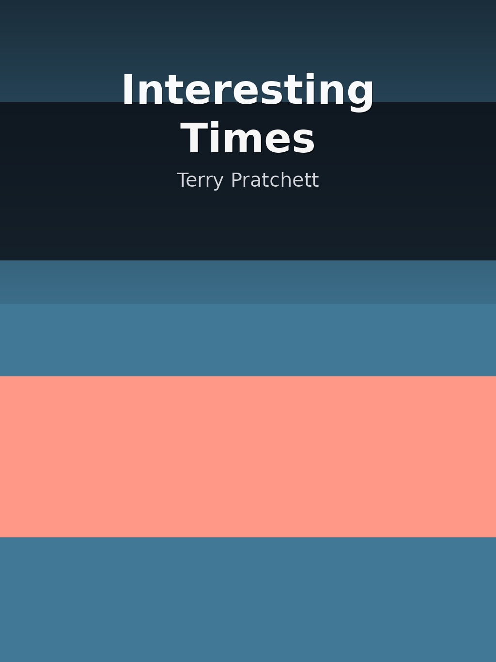 Interesting Times by Terry Pratchett book cover