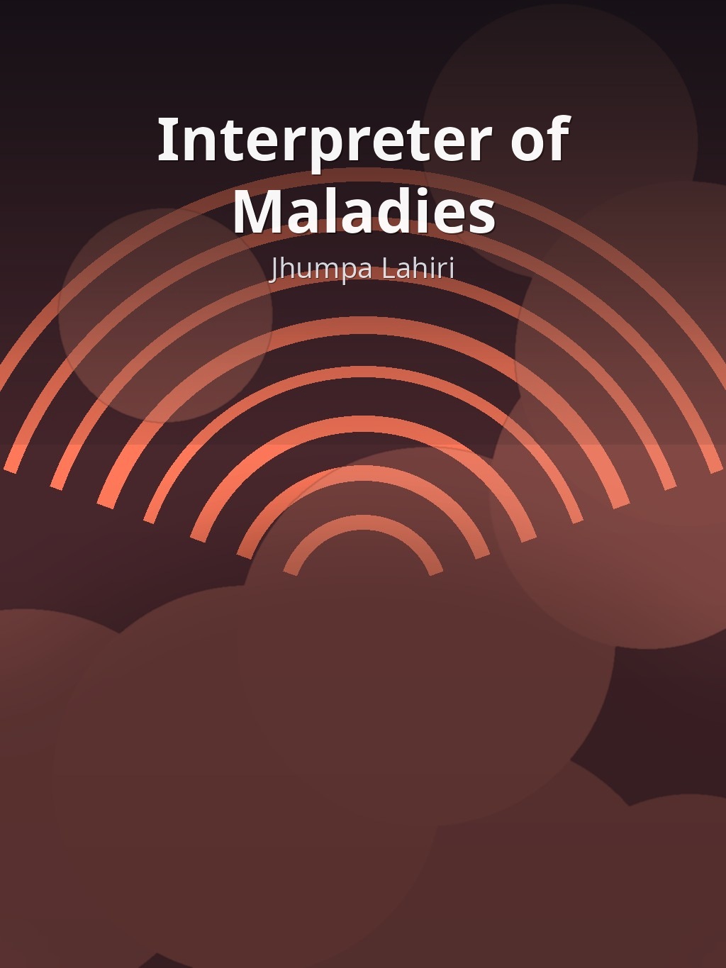 Interpreter of Maladies by Jhumpa Lahiri book cover