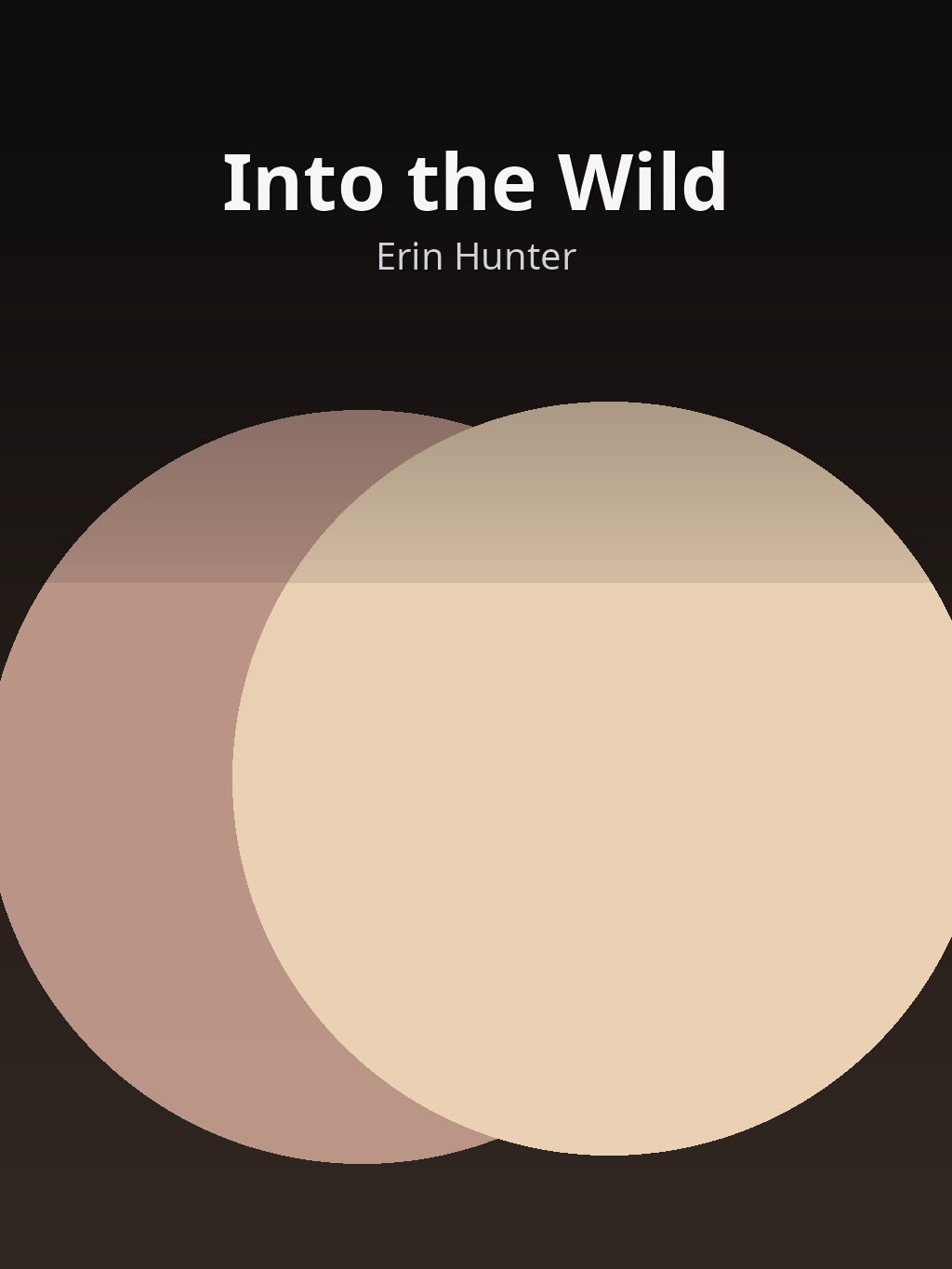 Into the Wild by Erin Hunter book cover